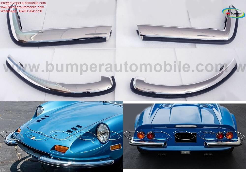 Ferrari Dino 246 GT and GTS bumpers Ferrari Dino (246: GT Series 3/E, GTS) bumpers (1969–1974)